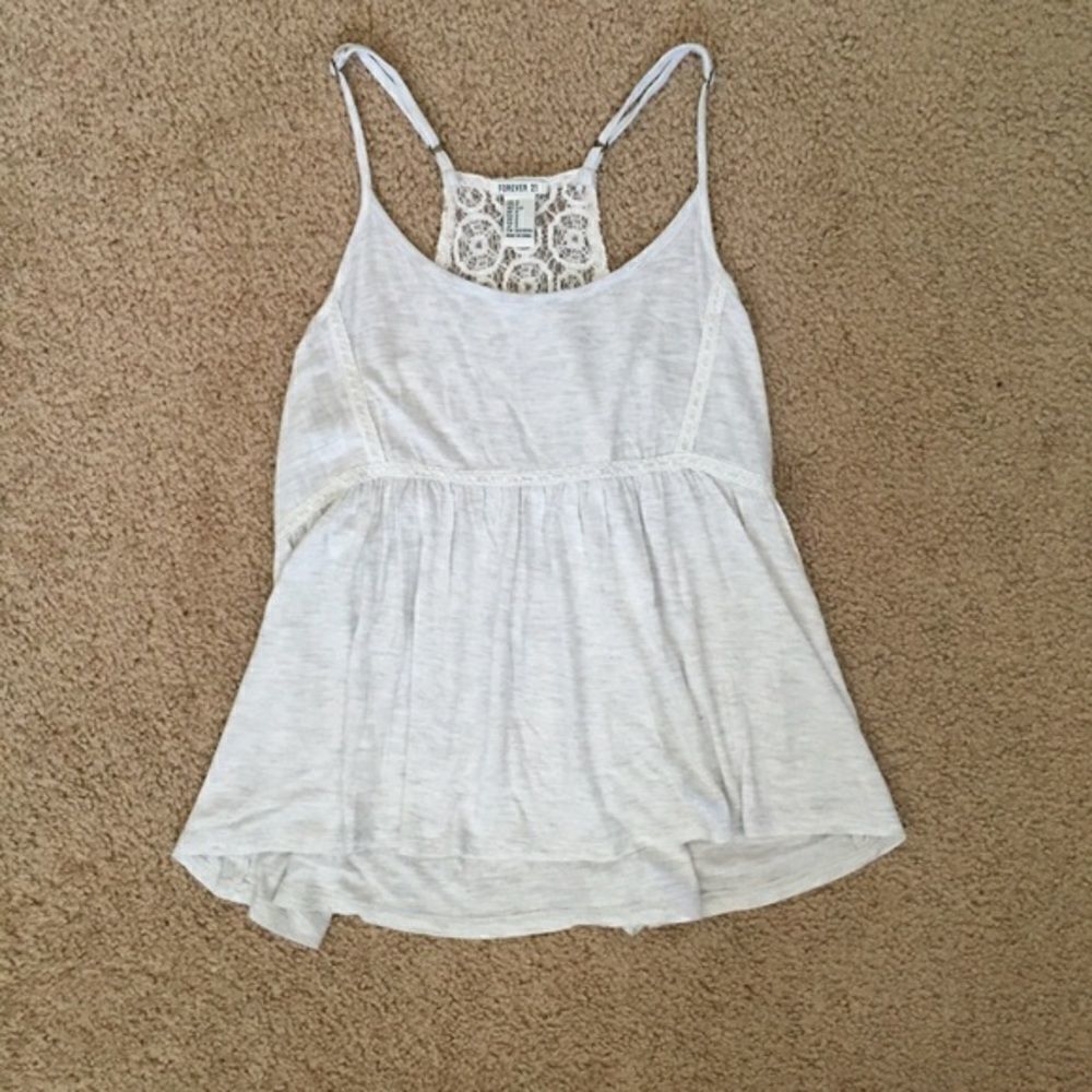 Forever 21 Lace Back Tank